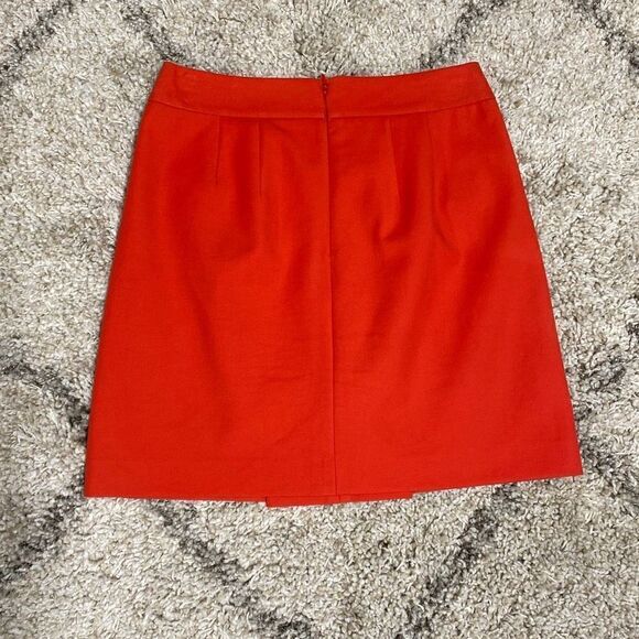 Ann Taylor Loft Orange Skirt Size 0 - Picture 3 of 6